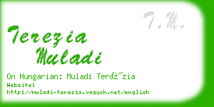 terezia muladi business card